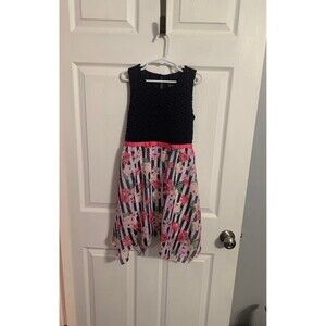 Pink & Violet Dress. Size M 7/8.
